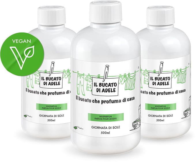 Il Bucato di Adele Wasparfum - Italiaanse Was Parfum - Zonnige Dag 3x 500ml
