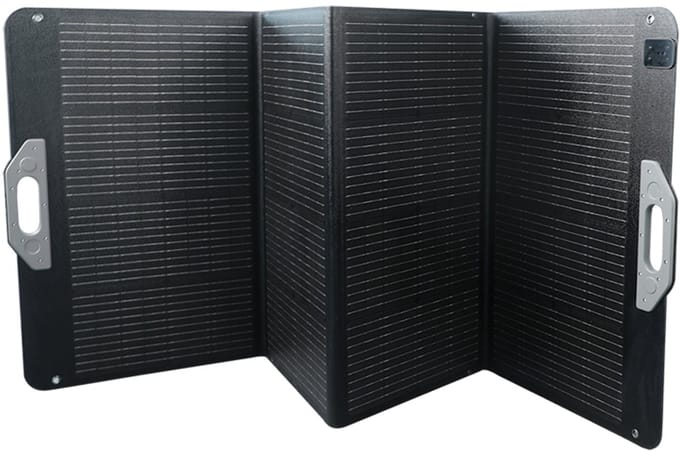 Opvouwbaar zonnepaneel, 200 watt, zwart