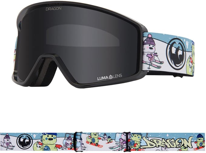 Dragon Alliance DXT OTG Jeugd Skibril - Powday/Dark Smoke
