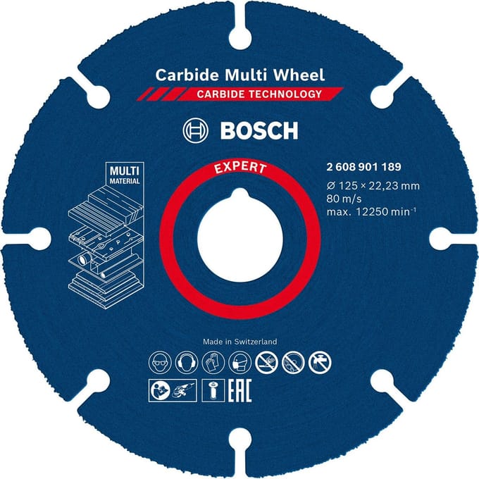 Bosch Expert Serie - Universele Zaagblad - 125mm - Voor Hout, Plastic, Gips