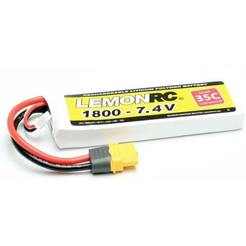 LemonRC LiPo accupack 7.4 V 1800 mAh Aantal cellen: 2 35 C Softcase XT60