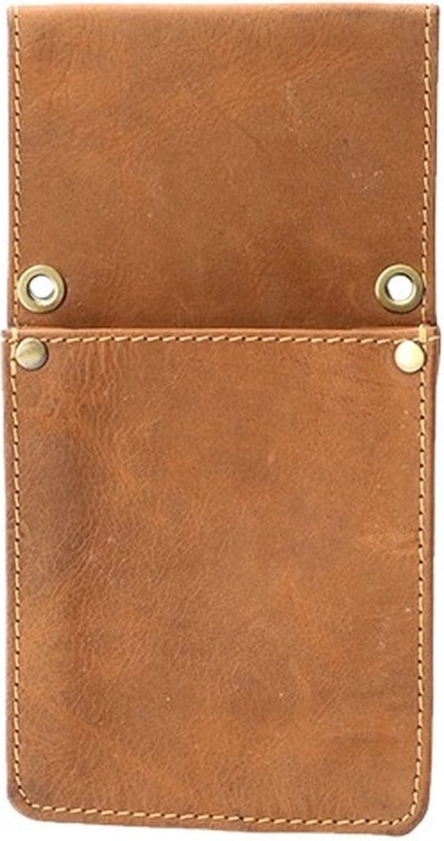 Lederen Horcea Terminal holster | Bruin | Telefoon en terminal holster | Bruin | Cahore Lederwaren Danielle
