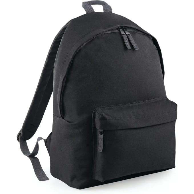 Maxi Fashion Backpack/Rugzak BagBase - 22 Liter Black