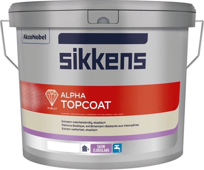 Sikkens Alpha Topcoat 10 liter  - Wit