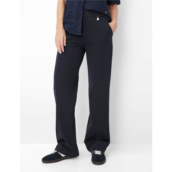 Raphaela by Brax Dames Broek  Style LILLYTH FLARED navy, donkerblauw, maat 44K