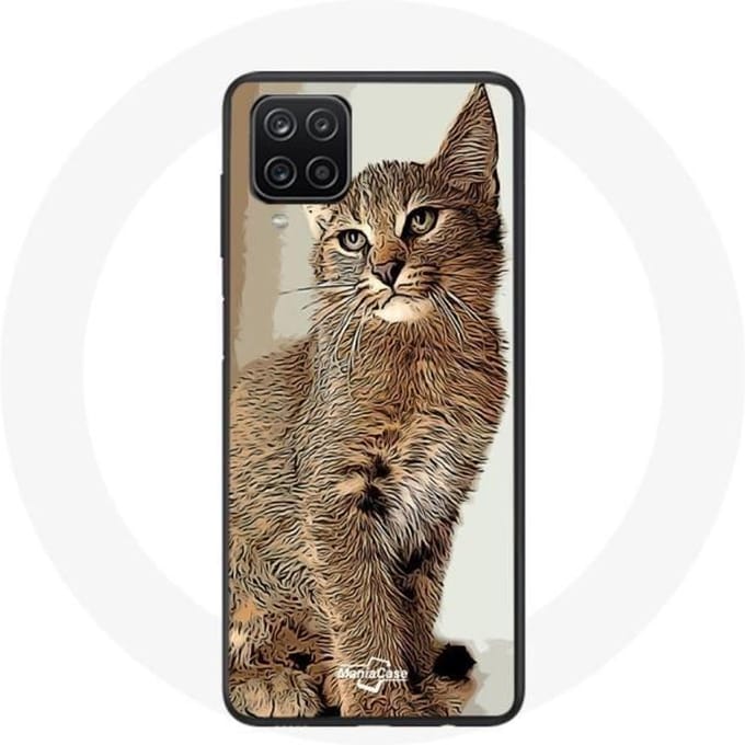 Samsung Galaxy A12 hoesje Siamese kattenras