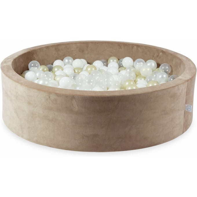 Ballenbak 110x30 Fluweelzacht Donkerbeige