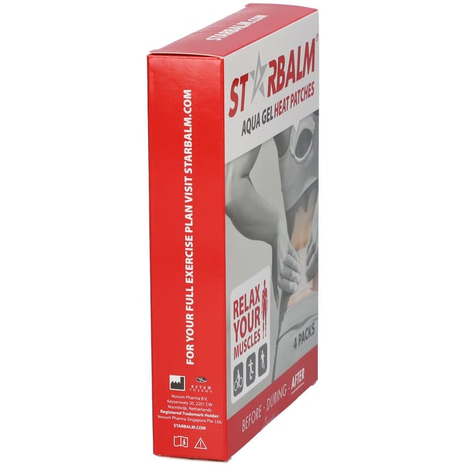 Star Balm Warmte Pleister 10x14cm 4 Stuks