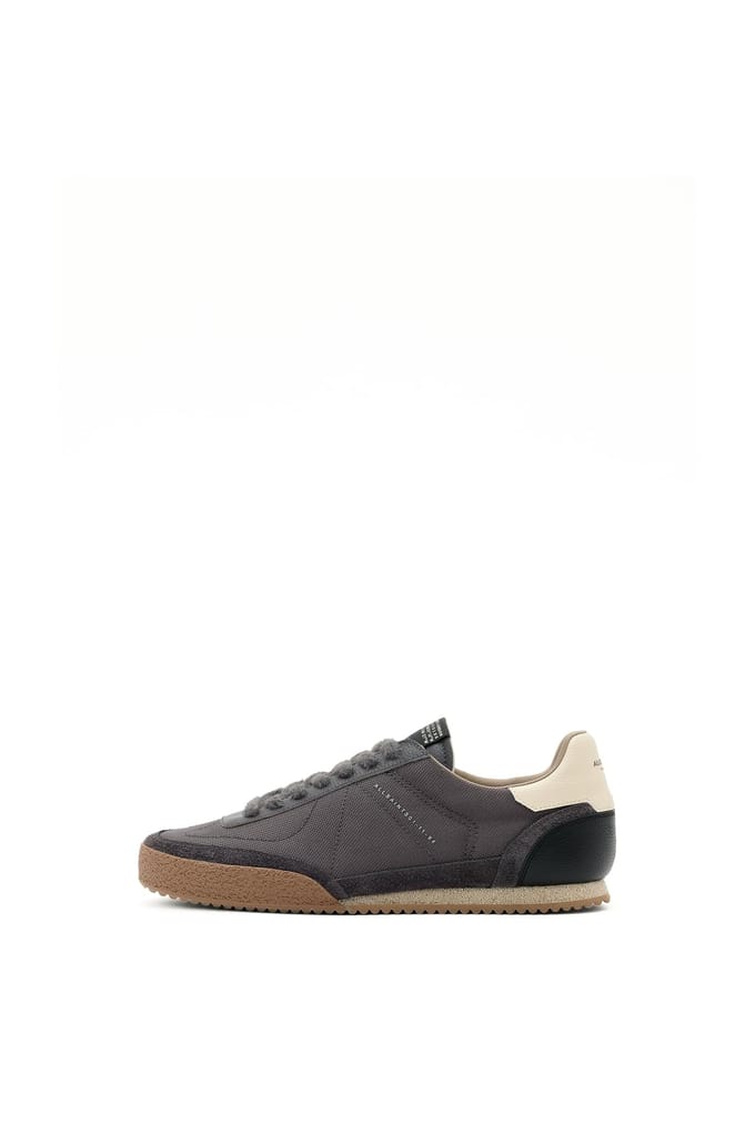 AllSaints Harri Low Top Charcoal Grey/gum Größe: 43 | Trainers Outlet | Herren | Schwarz