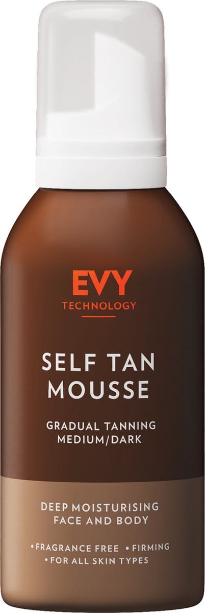 EVY Zelfbruinende Mousse Medium/Donker – Diepe Gouden Tint zonder UV-straling – Vegan – 150ml