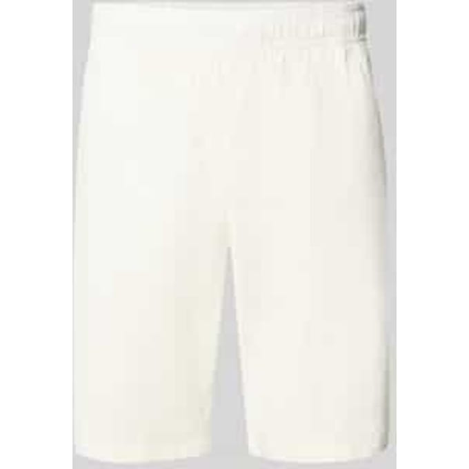 straight fit korte broek met achterzak