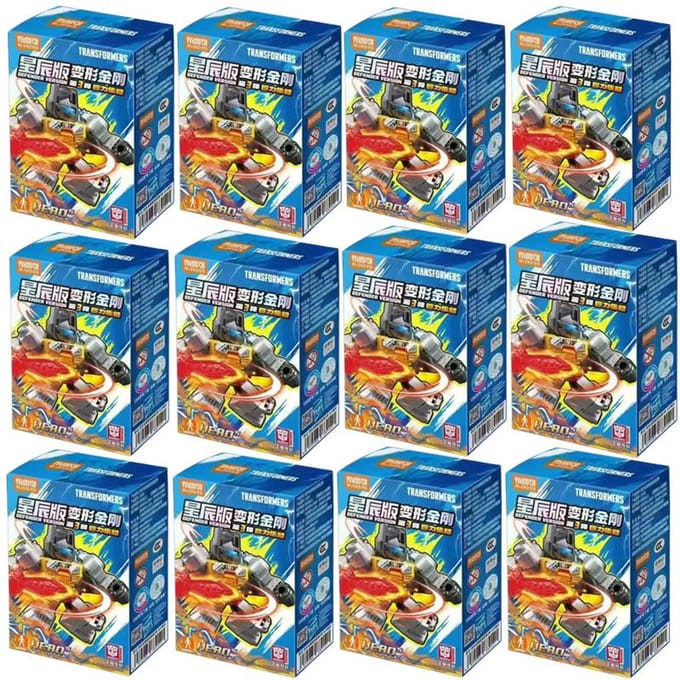 BLOKEES Transformer Defender Versie 2 Bouwstenen Assemblage Blind Box Speelgoed 5,5 cm Mini Starscream Bumblebee Actiefiguur