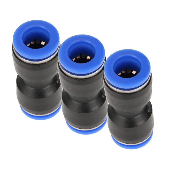 30 stuks Snelkoppeling Rechte Push Connectors Luchtleiding Fittings voor 14 516 38 Buis