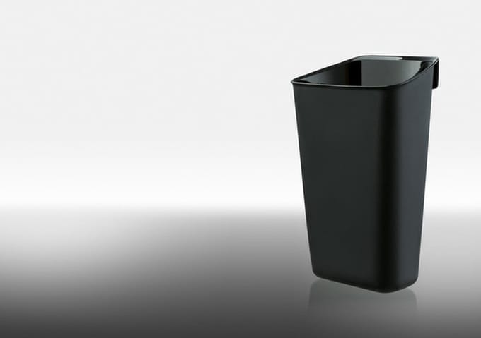 Inzetbak voor afvalbak HAN 2,5 liter zwart