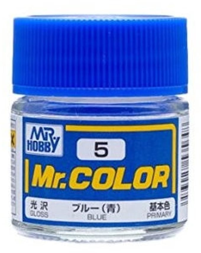 Gunze Mr. Hobby C-005 - Mr. Color 10 ml Blue - Lacquer Modelbouwverf