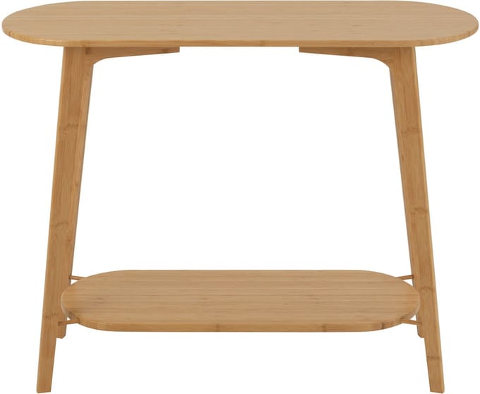 J-Line console Square - bamboe - naturel