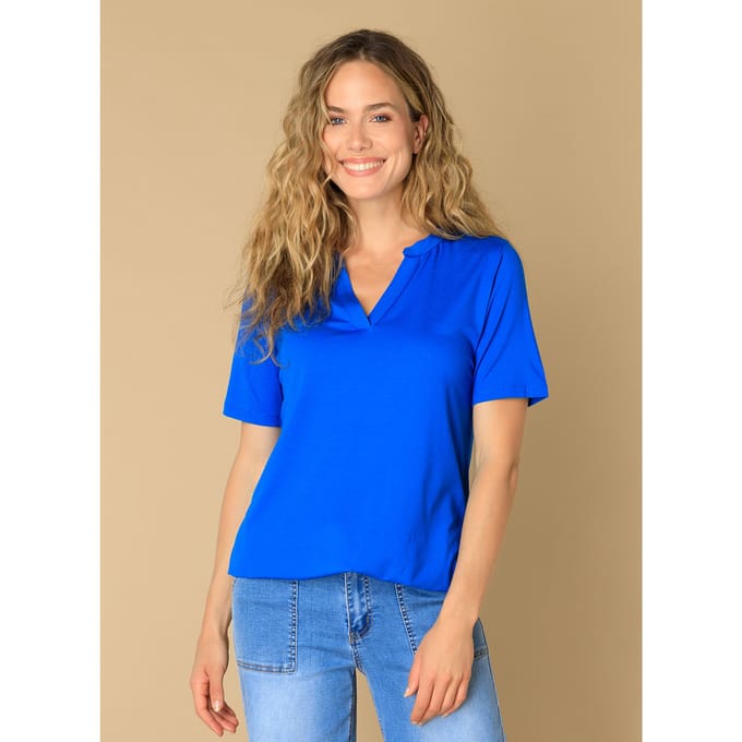 IVY BEAU Esti Tops - Brilliant Blue - maat 36