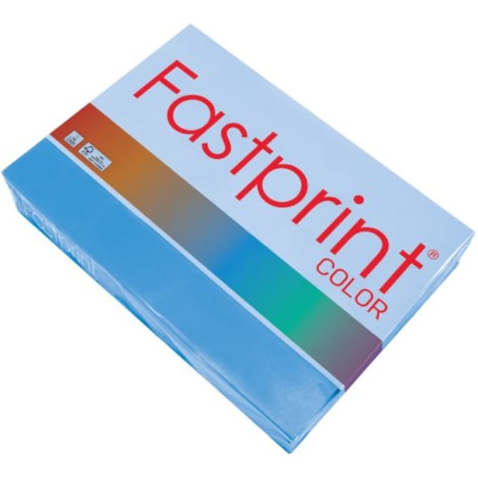 Kopieerpapier quantore colour a4 80gr diepblauw 500 vel