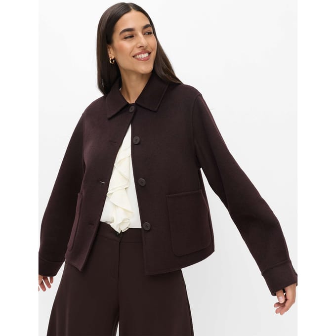 Brax Dames Jas  Style HANNAH brunette, donkerbruin, maat 34