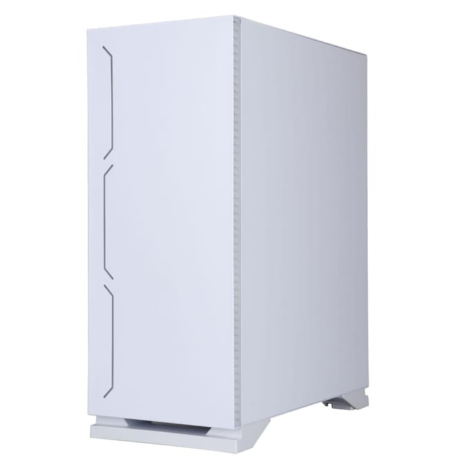 Châssis RVB de bureau Conception asymétrique Transparent Haute compatibilité interne Extension à 7 emplacements white