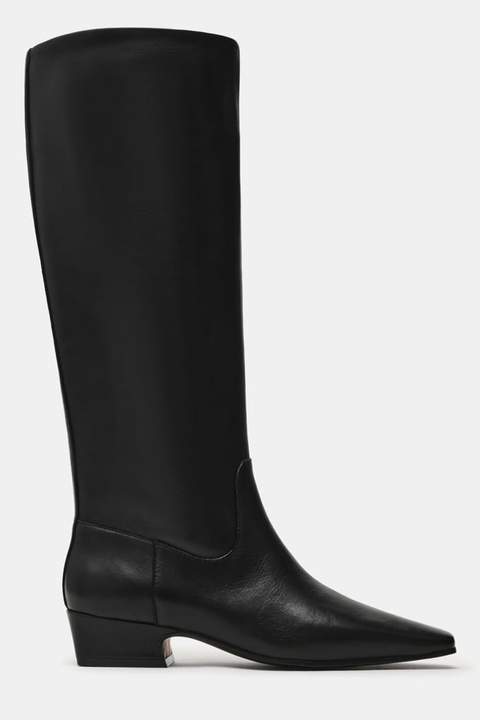 Steve Madden Dantelle Boots Black Leather Größe: 36 | Stiefel Outlet | Damen | Schwarz
