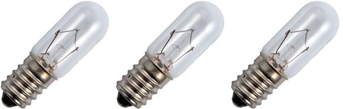 Signaallamp E14 6V 5W - 833 mAh - 3 stuks - T16 Gloeilamp Ø16mm - 54mm - 2500K - Dimbaar