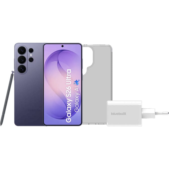 Samsung Galaxy S26 Ultra 1TB Donkerblauw 5G + Basis Accessoirepakket