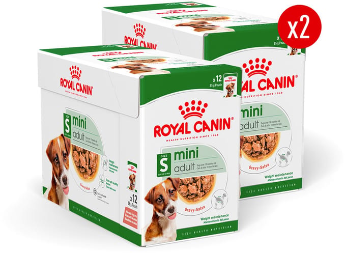 Royal Canin Mini Adult in Gravy - Hondenvoer - 24x85g - Volwassen klein ras