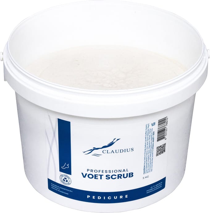 Professional Voetscrub 5 KG – 100% natuurlijke milde scrub korrel – voedende voetenscrub