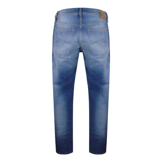 Diesel D-Mihtry blauwe denim jeans met rechte pasvorm