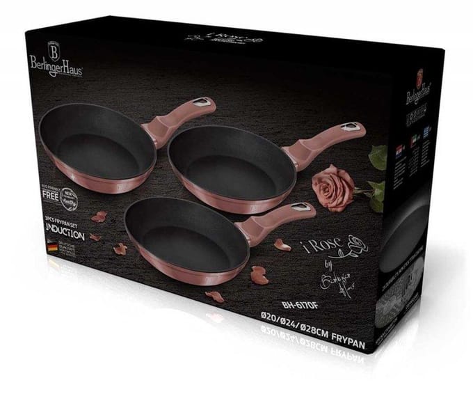 Berlinger Haus - BH-6170F - Pannenset - 3 delig - I-Rose Collection