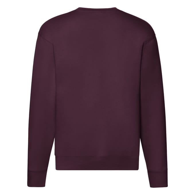 Fruit of the Loom Heren Premium Ingelegd Sweatshirt (Bourgondië)