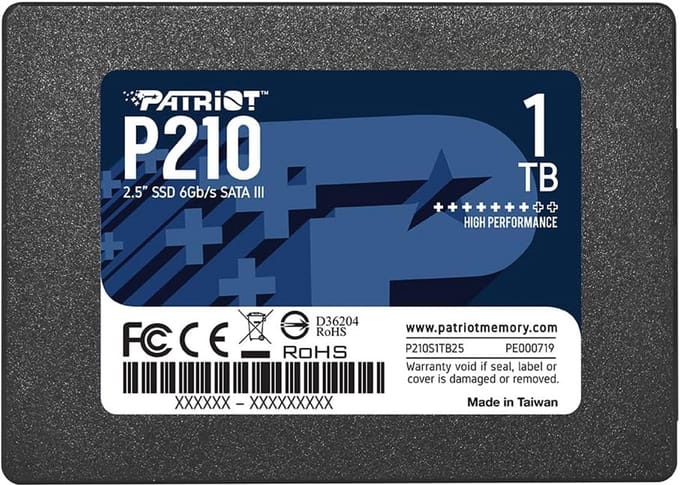 Interne SSD 2.5 inch SATA III 1TB - Hoge Snelheid Solid State Drive voor PC en Laptop