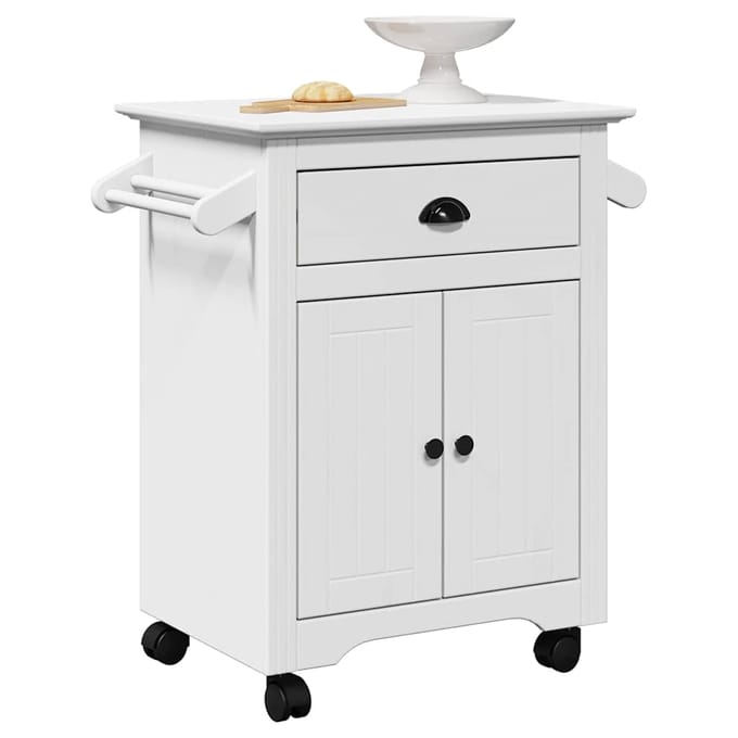 vidaXL - Keukentrolley - BODO - 72x45x80 - cm - wit