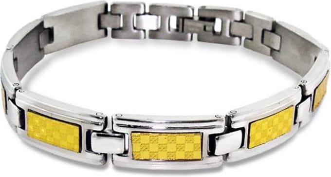 Amanto Armband Bader - 316L Staal PVD - 10mm - 21cm