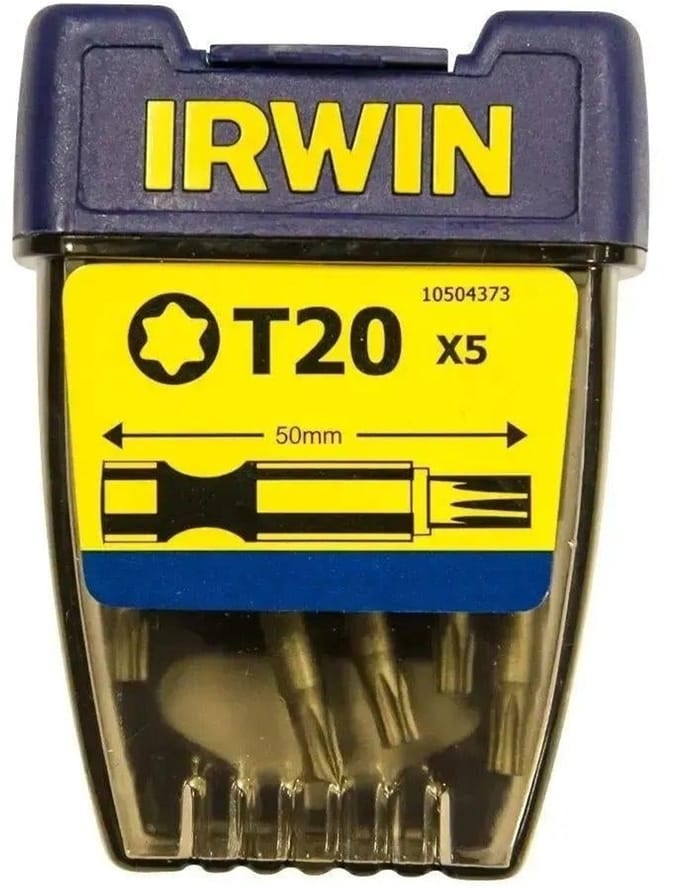 Irwin Torx T20 - 1/4”/50 mm - VE=5 - 10504373