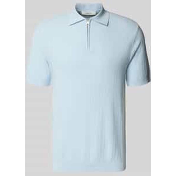 Regular fit poloshirt van puur biologisch katoen model 'CRAN'