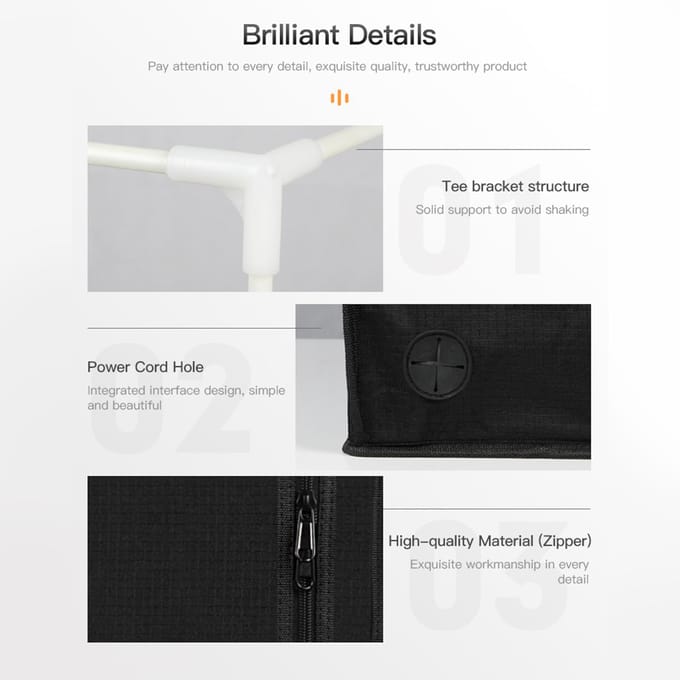 Originele Creality 3D-printerbehuizing Brandwerende waterdichte printerhoezen voor constante temperatuur zwart