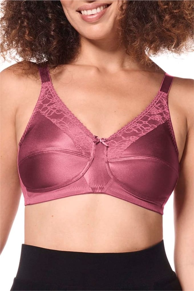 Amoena Nancy BH Zonder Beugel Dark Rouge Rood 85 D