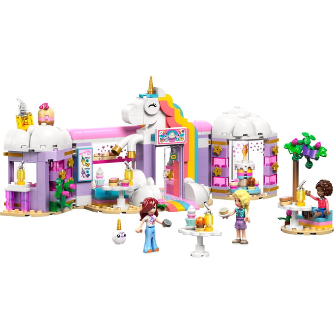 LEGO Friends 42684 Eenhoorn Droomcafé Bouwset | Creatief speelgoed voor kinderen met kleurrijke eenhoornfiguren