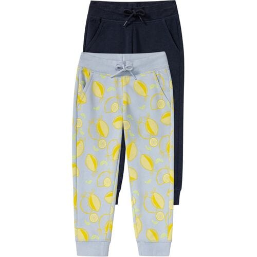 LUPILU Meisjes joggingbroek (Blauw, 122/128)