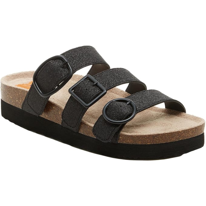 Rocket Dog Dames/Dames Astor Glenn Glitter Sandalen (Zwart)