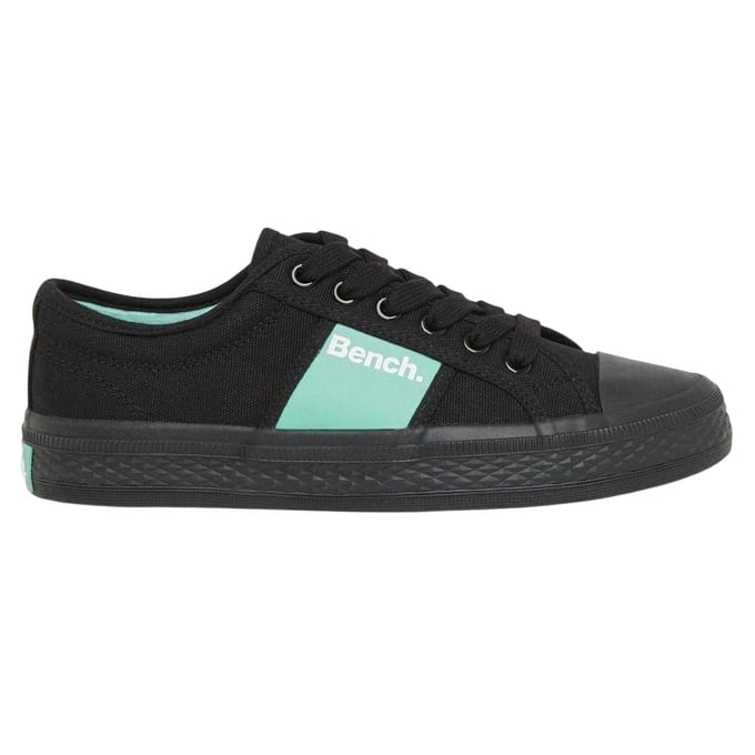Bench Dames/Dames Vicky Canvas Trainers (Zwart)
