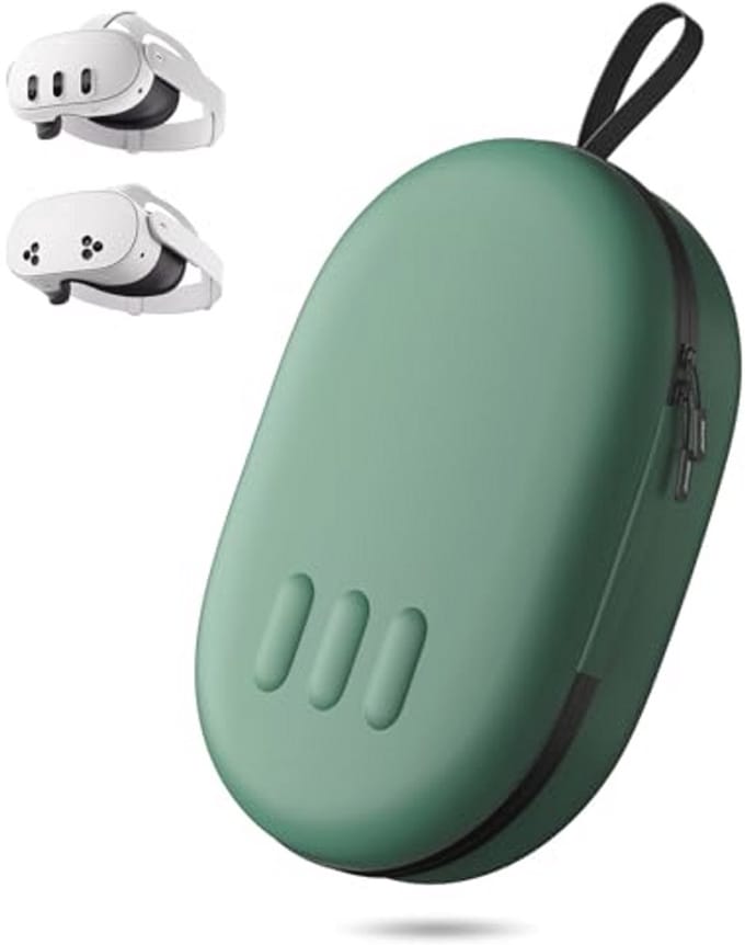 Draagbare Harde Case voor Meta Quest 3 - Bescherming voor Hoofdtelefoon en Accessoires