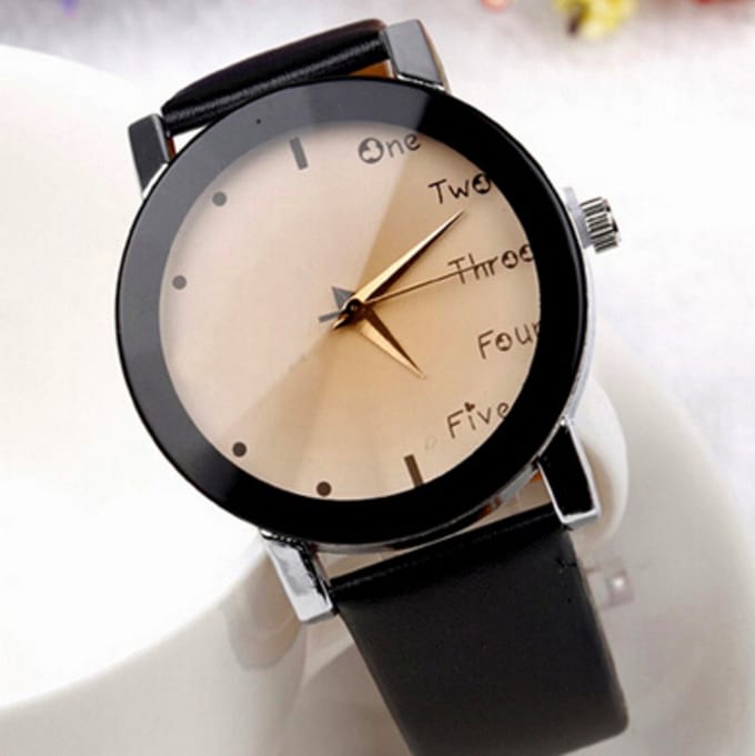 Hidzo Horloge Geekthink ø 37 mm - Zilver - Inclusief horlogedoosje