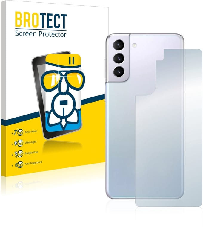 Screenprotector voor Samsung Galaxy S21 / 5G (Achterkant) Beschermglas transparant