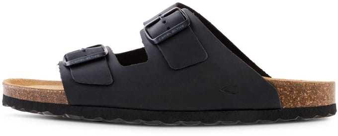 camel active Sandalen gemaakt van rundleer - Maat - Zwartmenswear-42