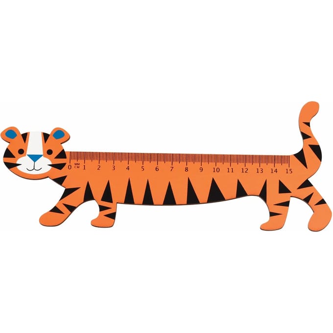 Houten liniaal voor kinderen Rex London Tigre