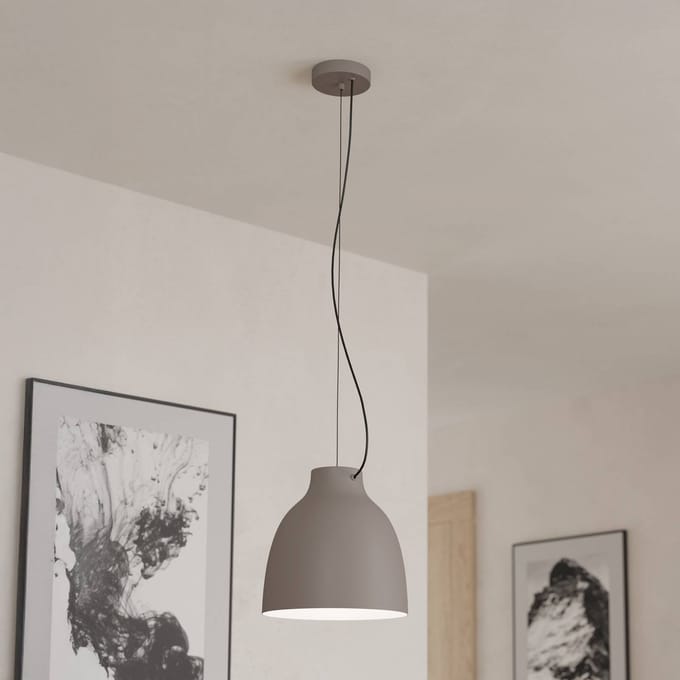 EGLO Camasca Hanglamp - E27 - Ø 28 cm - Taupe