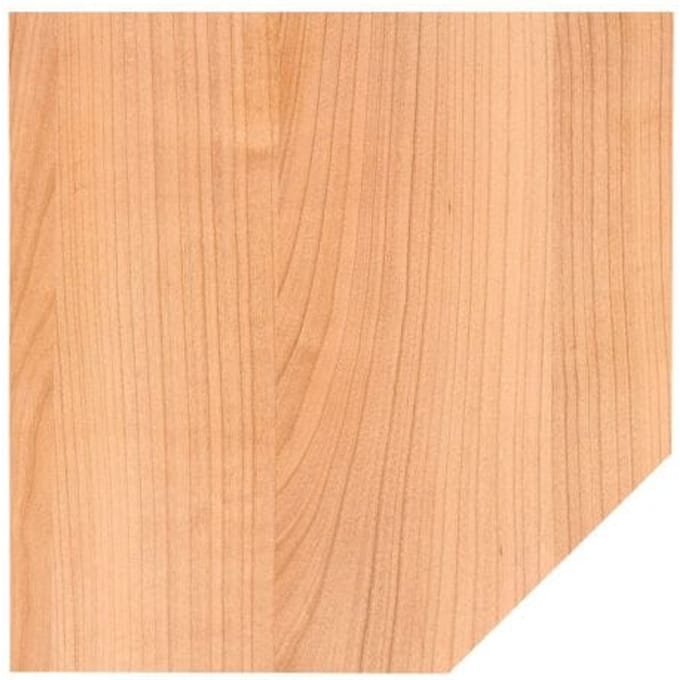 JT12 - trapeziumvormige plaat 120 x 120 Walnoot